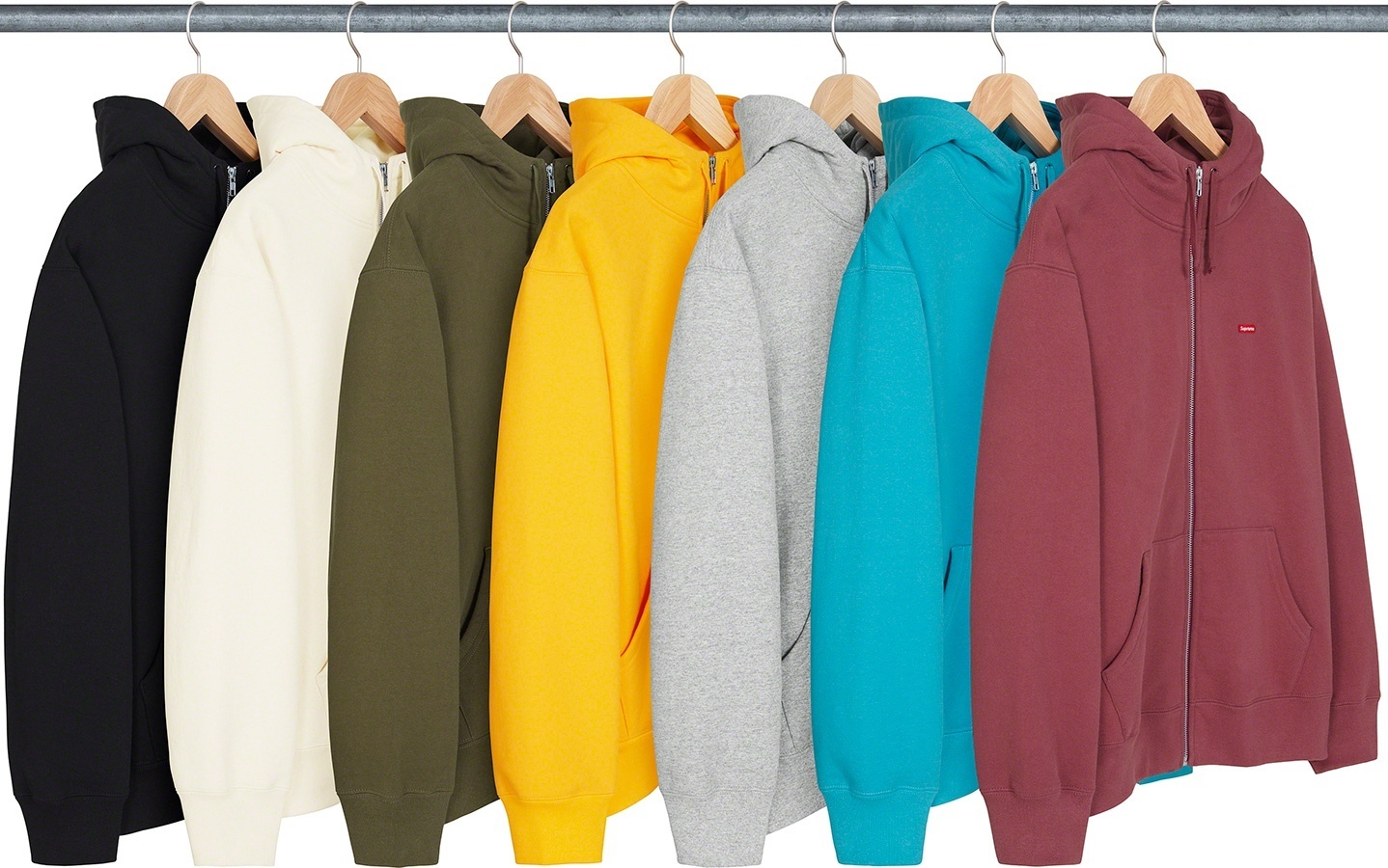 Small Box Facemask Zip Up Hooded Sweatshirt